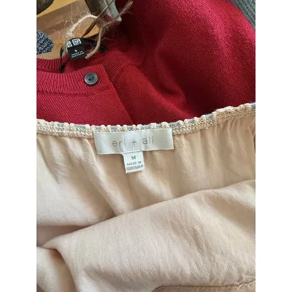 Anthropologie Eri + Ali Navy Lace Midi Dress – Romantic A-Line, Size S - Picture 11 of 12